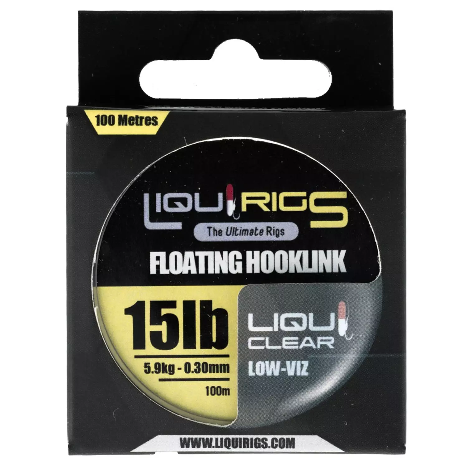Floating Hooklink Liqui - clear 15lb 5.9kg 0.30mm