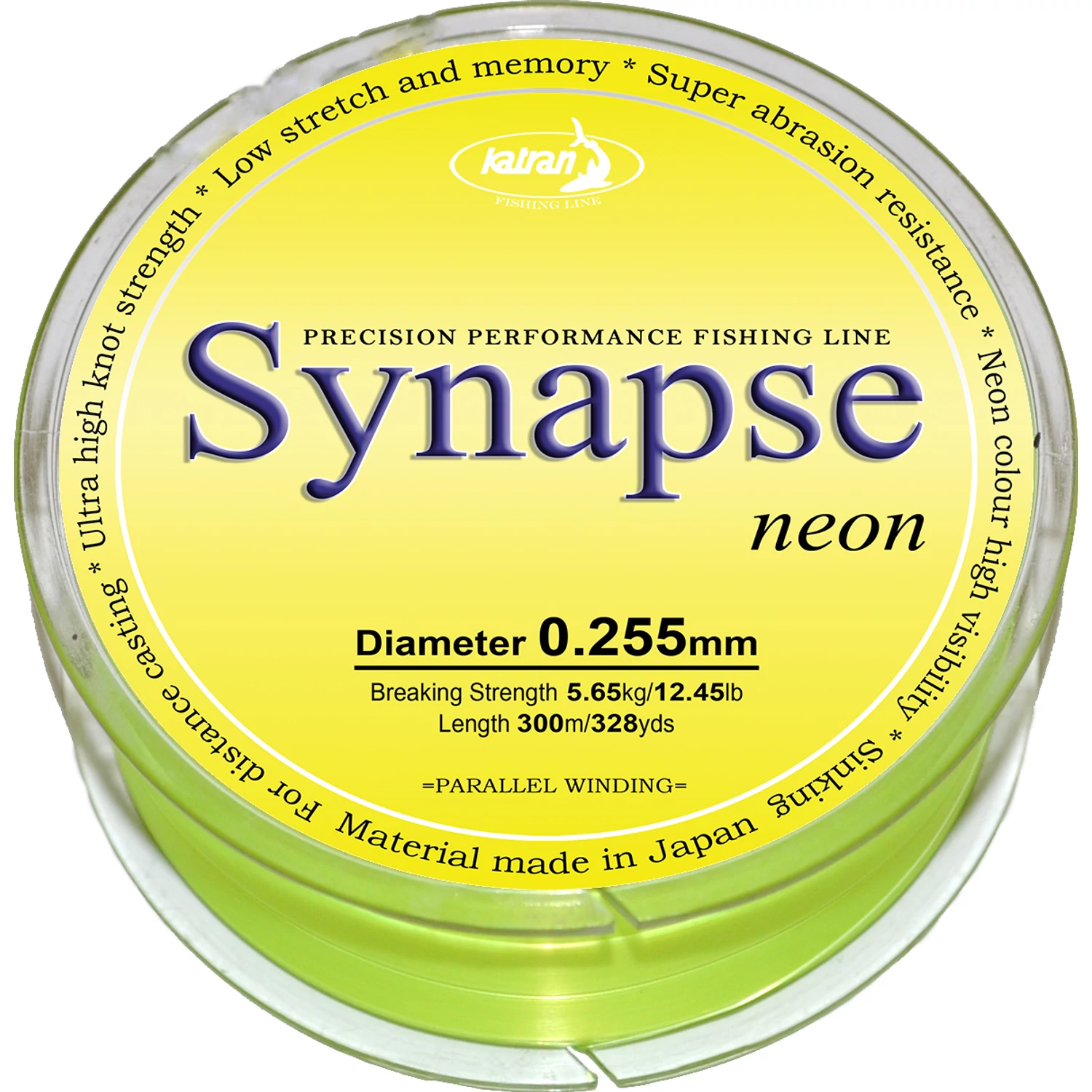 Katran Fishing Line Synapse Neon 0,255mm 300m