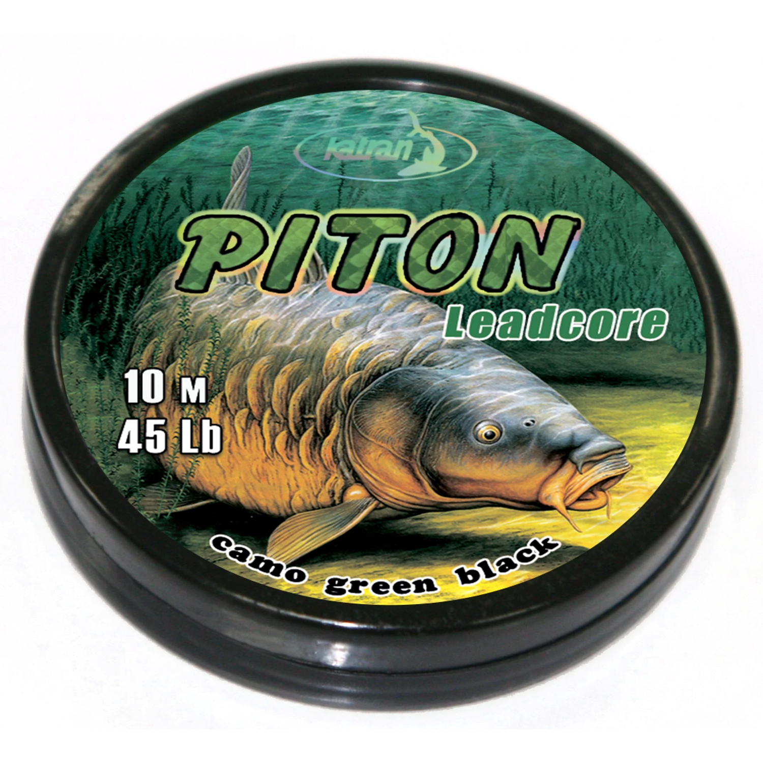 Katran Leadcore PITON camo green black 45Lb 10m