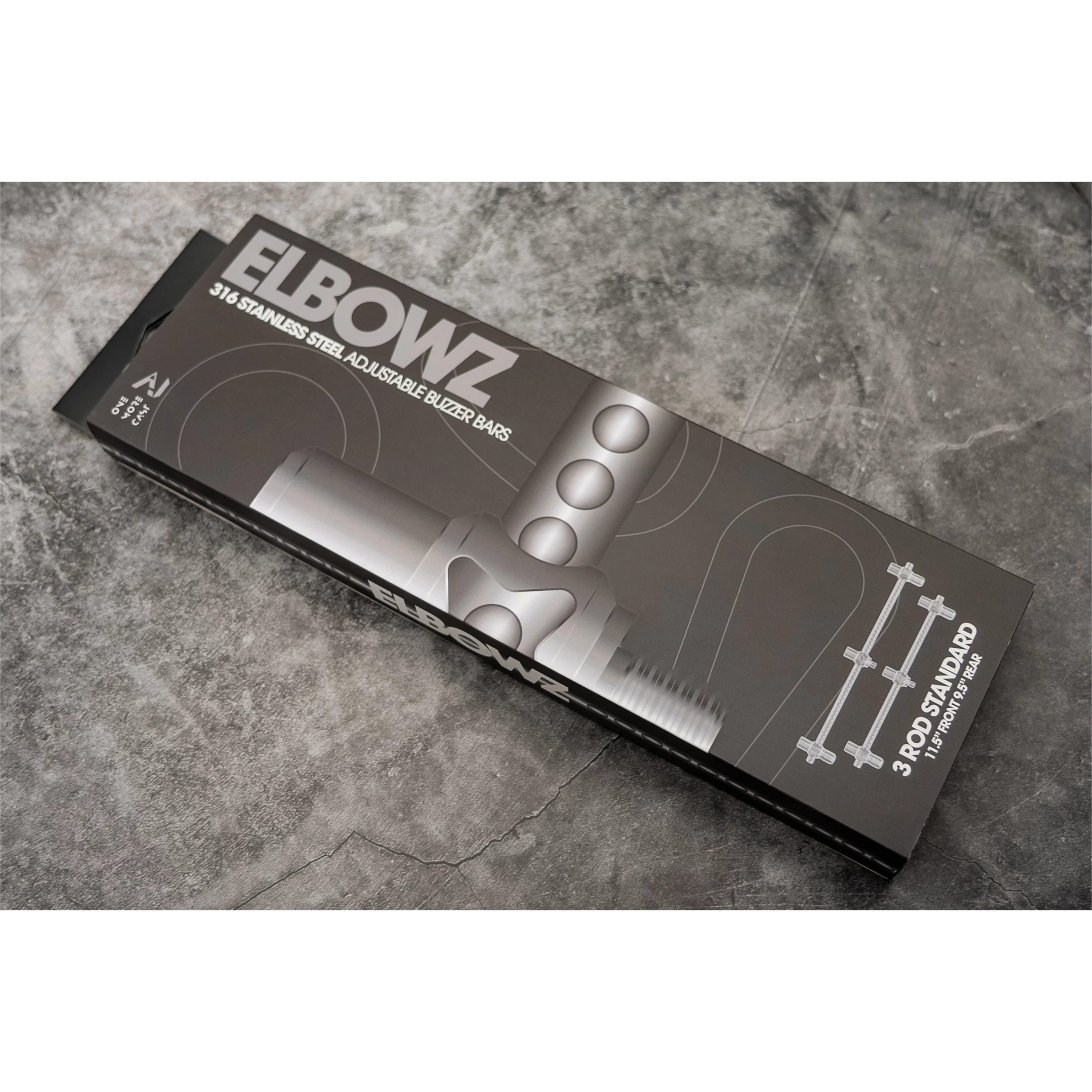 ELBOWZ 316 Stainless buzzer bars