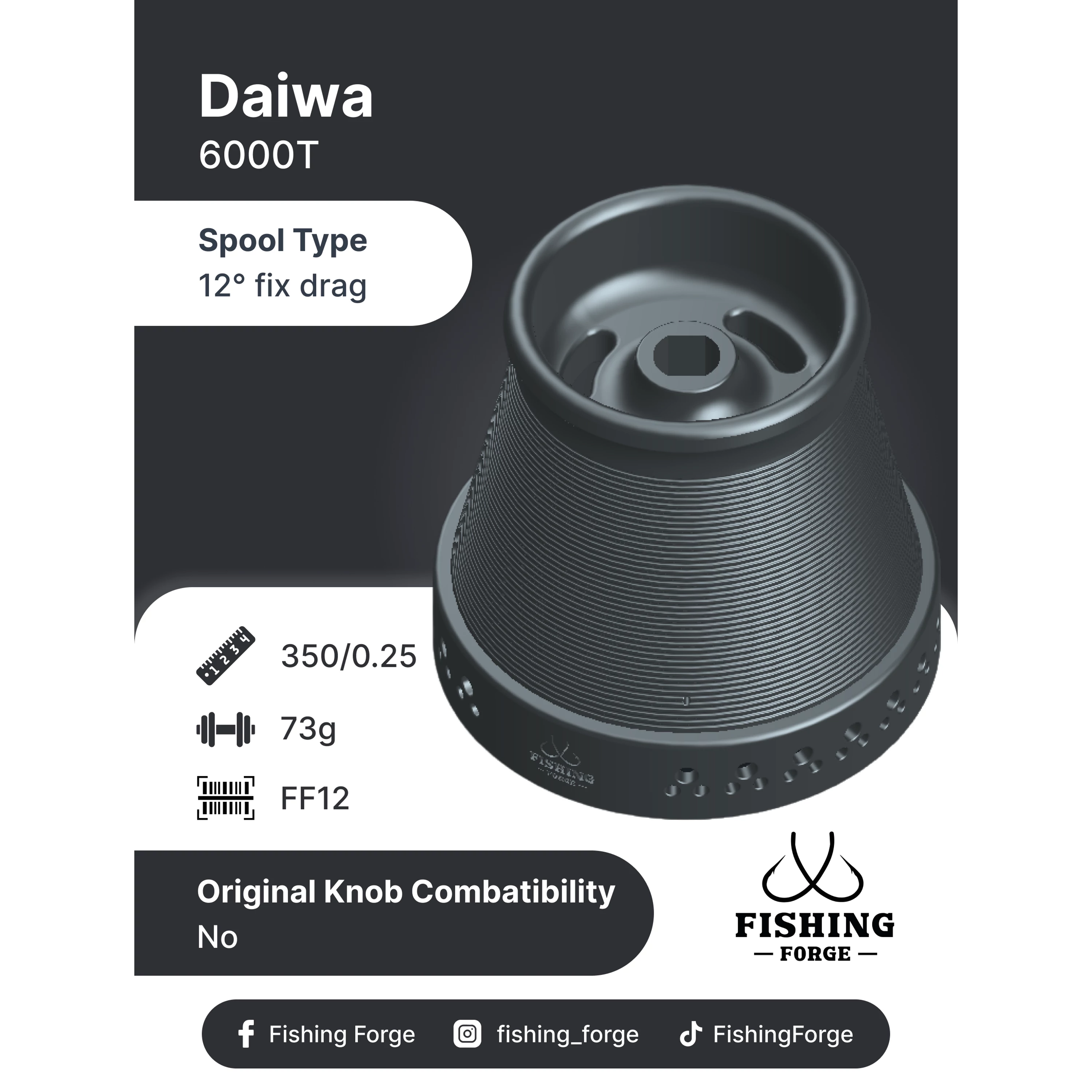 Fishing Forge pótdob-Daiwa 6000T