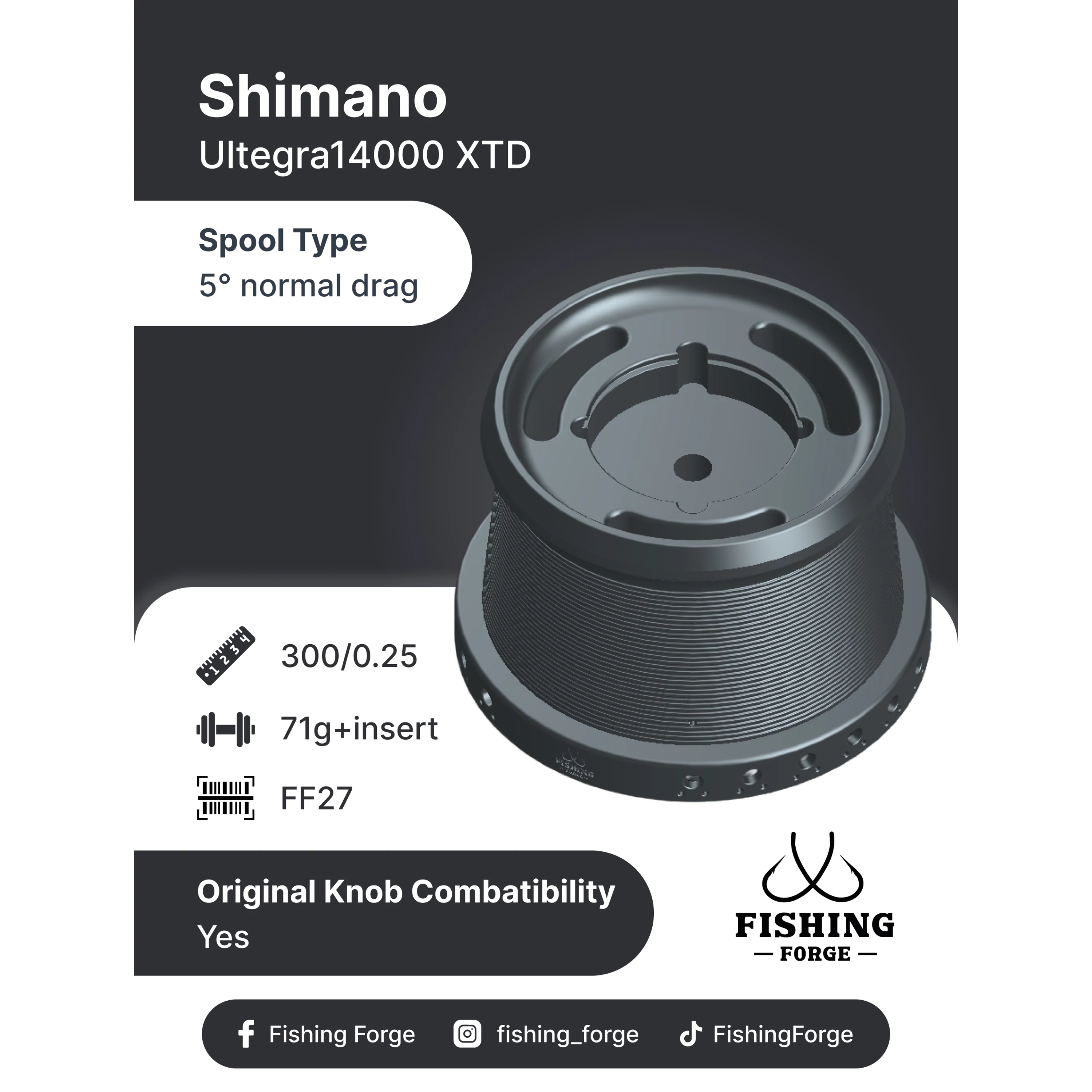 Fishing Forge pótdob-Ultegra 14000 XTD