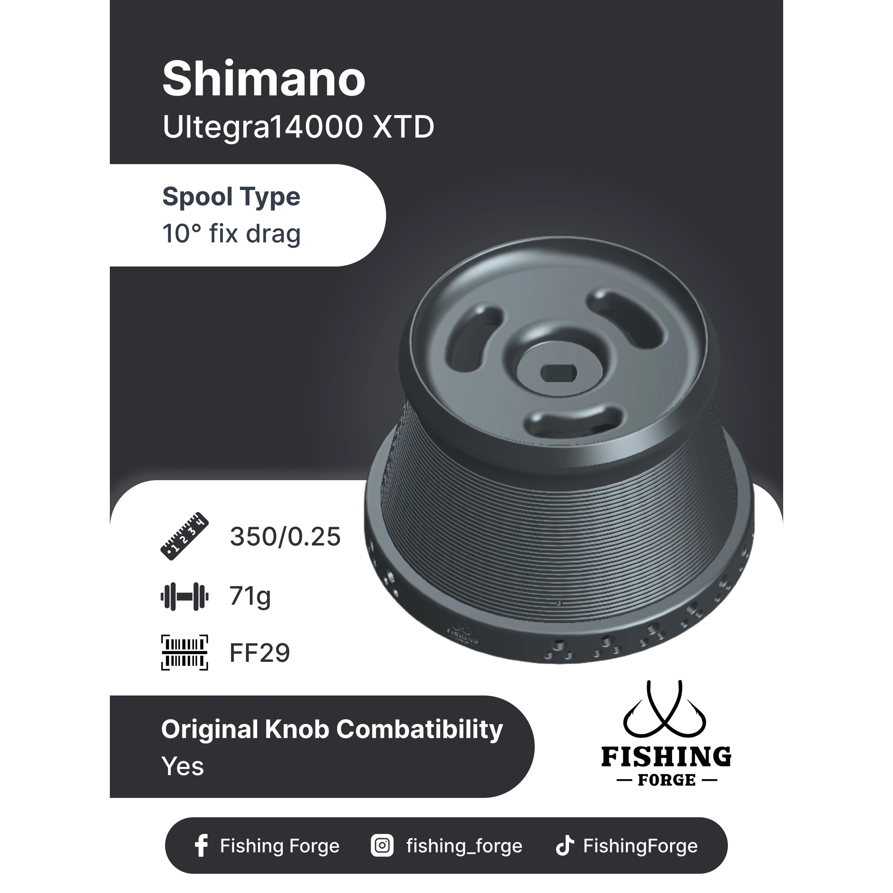 Fishing Forge pótdob-Ultegra 14000 XTD