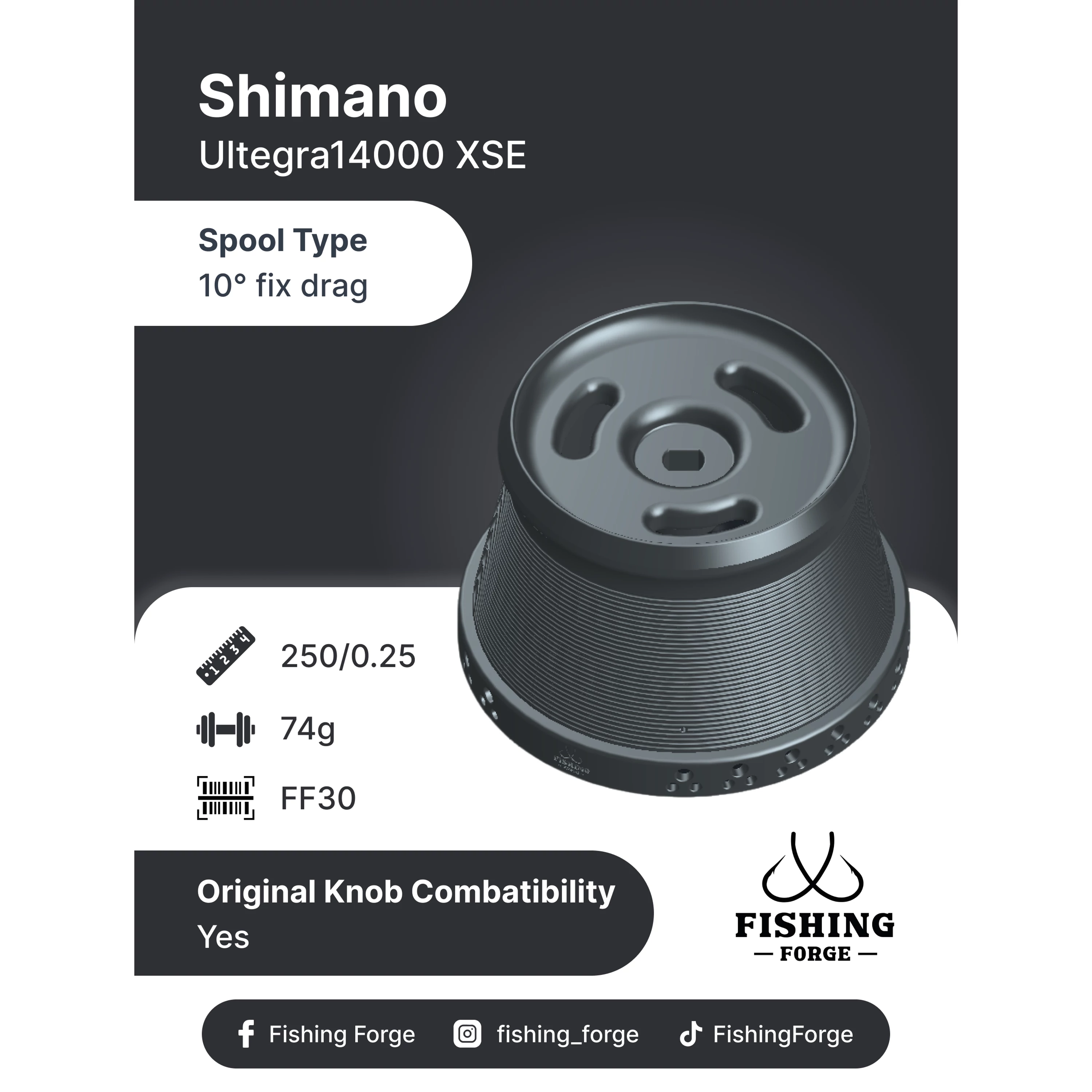 Fishing Forge pótdob-Ultegra 14000 XTD