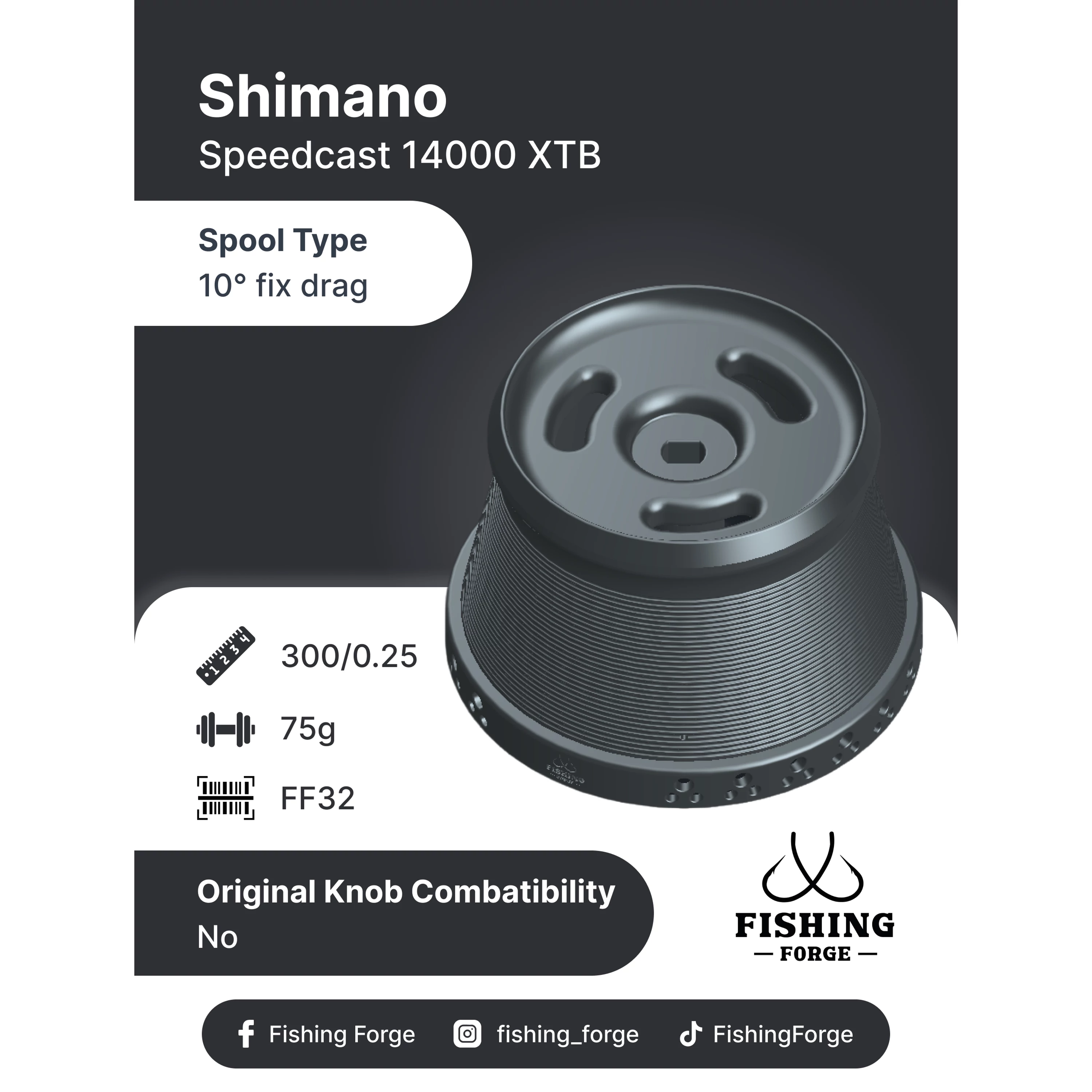 Fishing Forge pótdob-Shimano Speedcast 14000 XTB