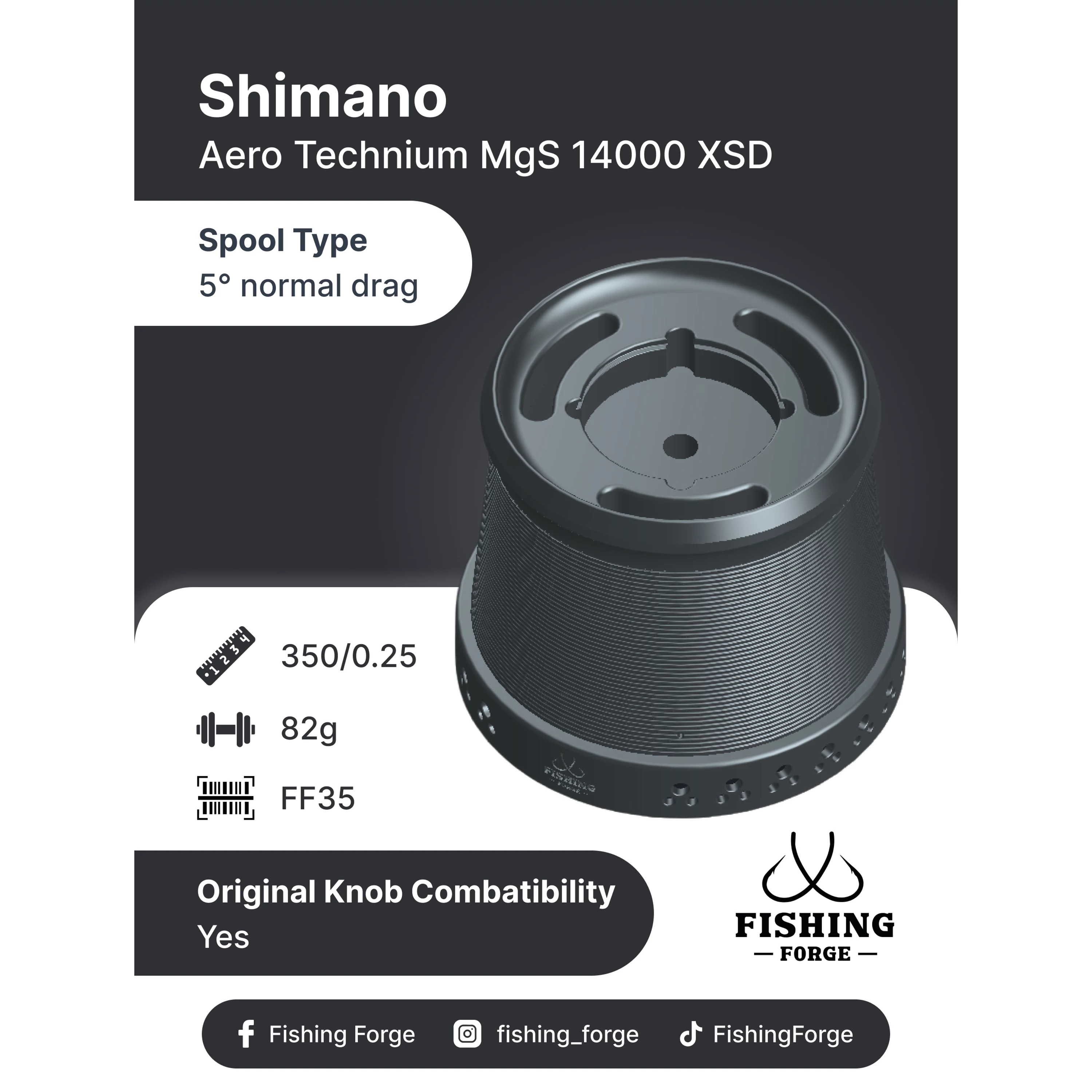 Fishing Forge pótdob-Shimano Aero Technium MgS 14000 XSD