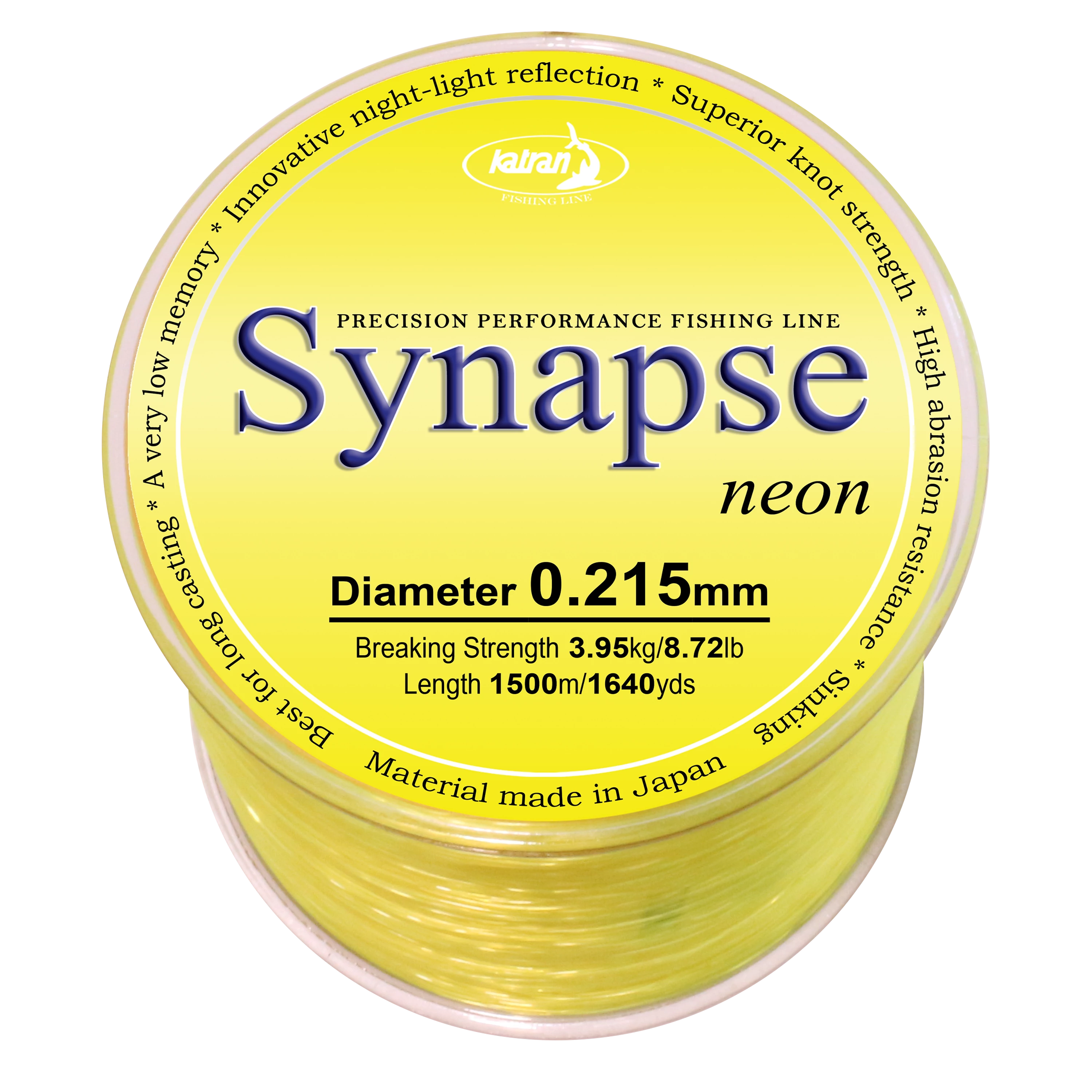 Katran Fishing Line SYNAPSE Neon 0,215mm 1500m 