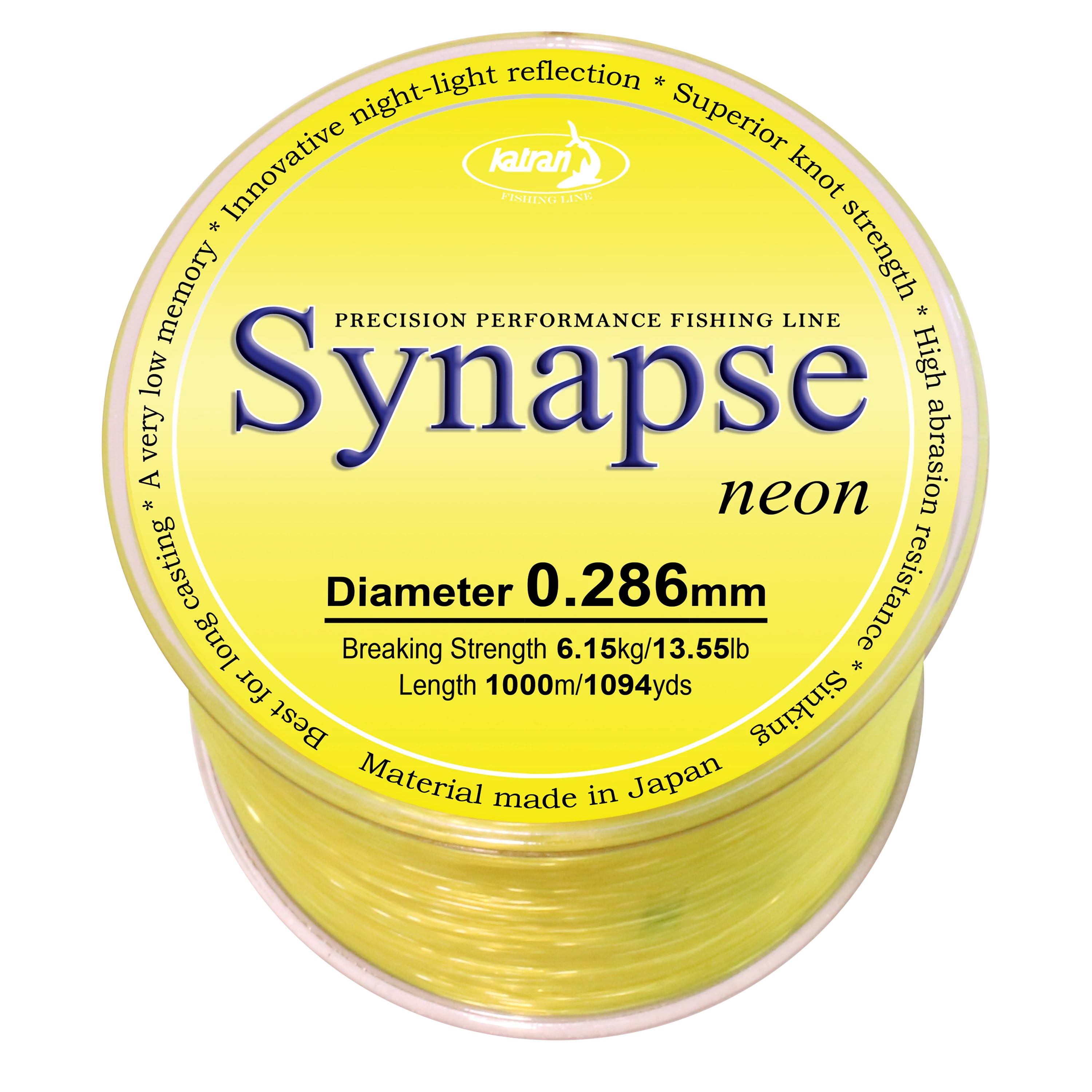 Katran Fishing Line Synapse Neon 0,286mm 1000m