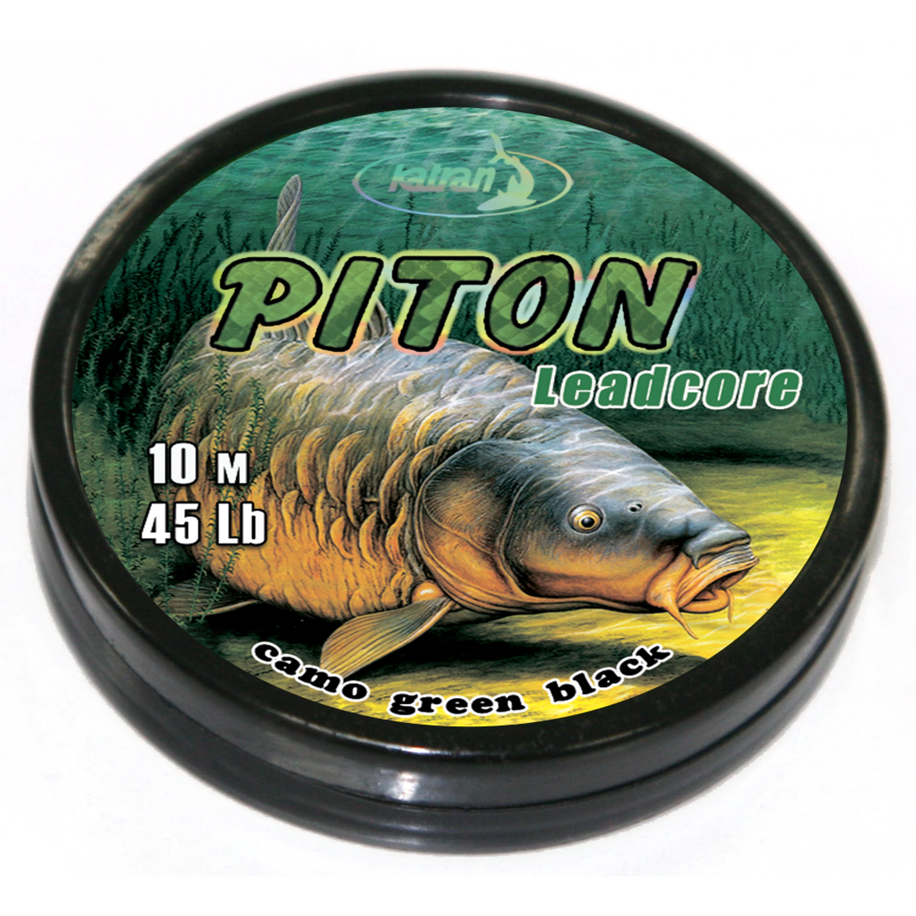 Katran Leadcore PITON camo green black 45Lb 10m