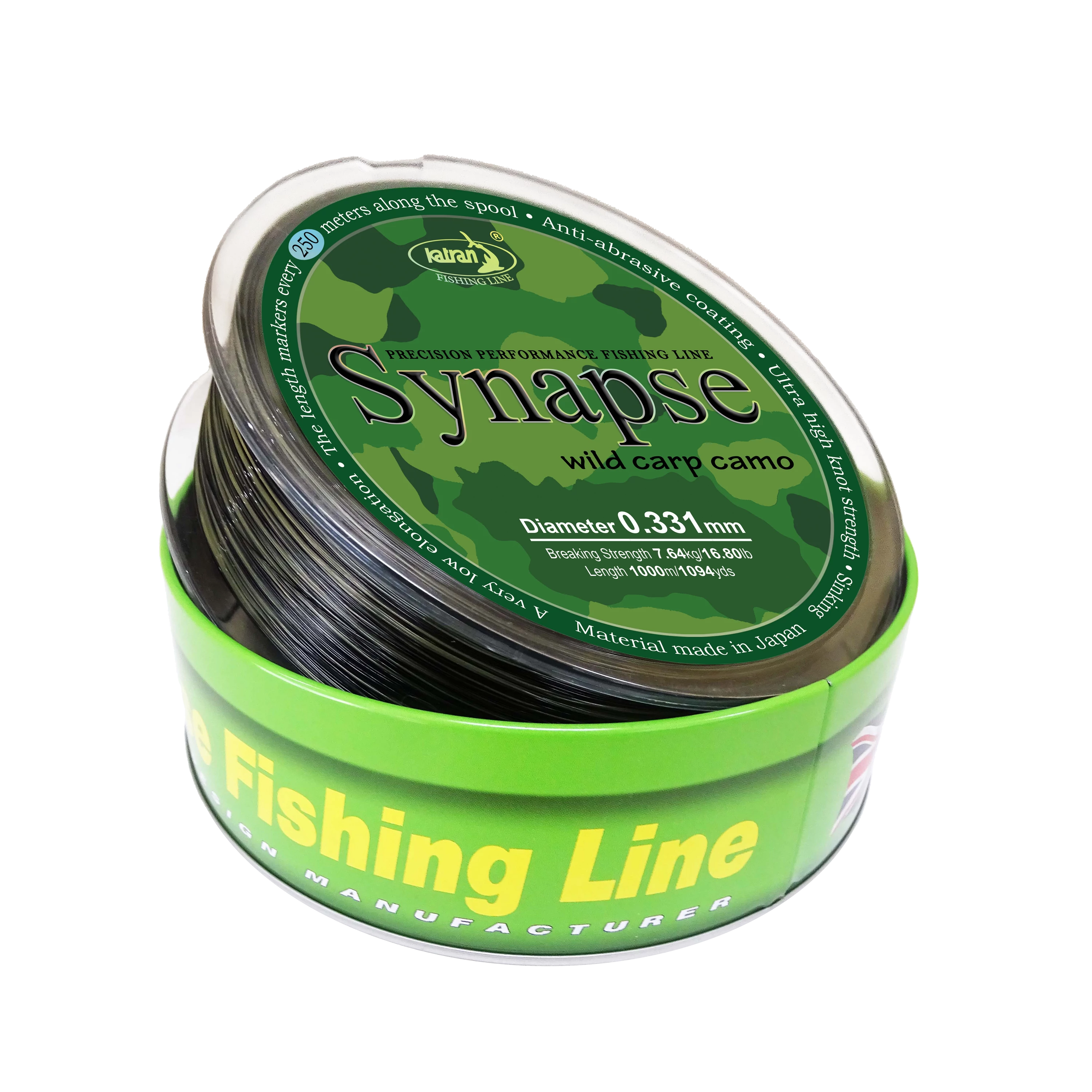 Katran Fishing Line Synapse Wild Carp camo 0,331mm 