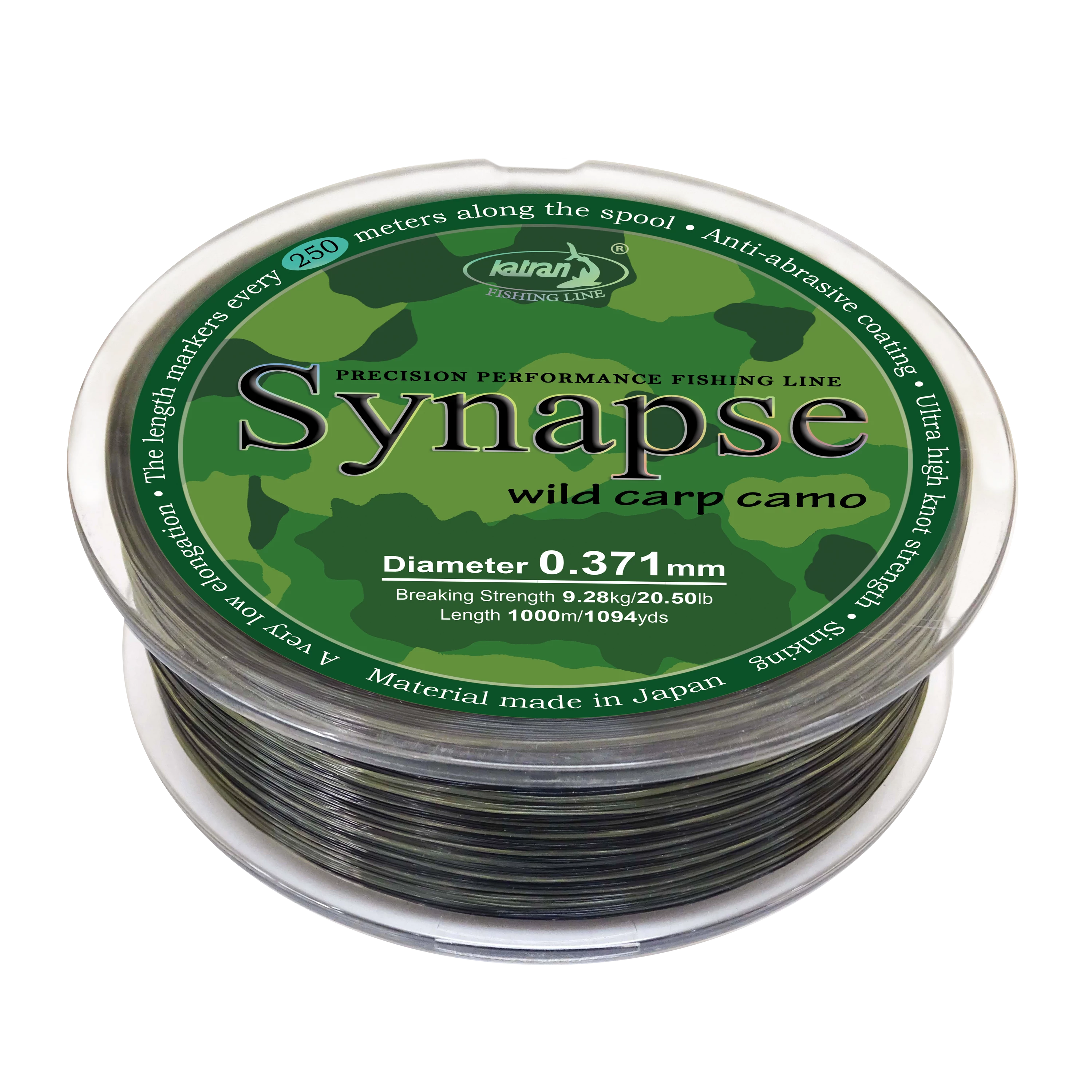 Katran Fishing Line Synapse Wild Carp camo 0,371mm